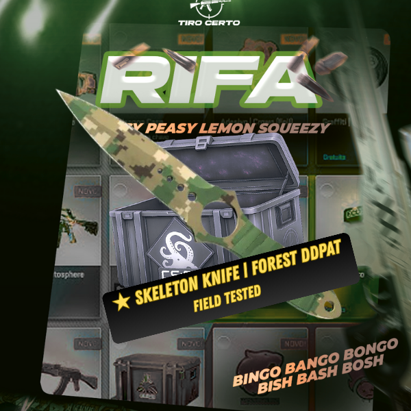 02/02 • ★ Skeleton Knife | Forest DDPAT (Field-Tested)